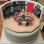 Spectacular Star Trek Grooms Cake