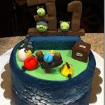 Wonderful Angry Birds Birthday Cake