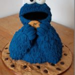 C is for Cookie Monster Cake