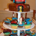 Thomas the Tank Engine Cupcake Tower