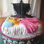 Spectacular Maleficent and Sleeping Beauty Cake