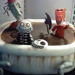 Nightmare Before Christmas Cake – Lock, Shock & Barrel