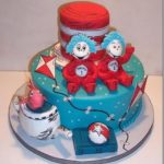Cool Cat in the Hat Cake featuring Thing 1 and Thing 2