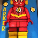 Superhero Month: LEGO Flash Cake