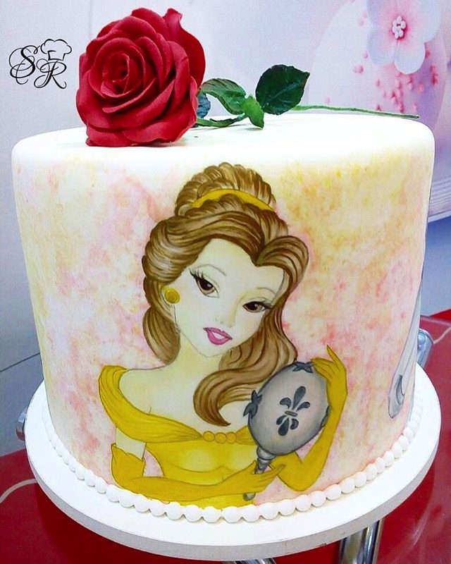 Belle Hand-painted cake