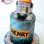 Stellar Star Wars Rebels Cake Featuring Chopper