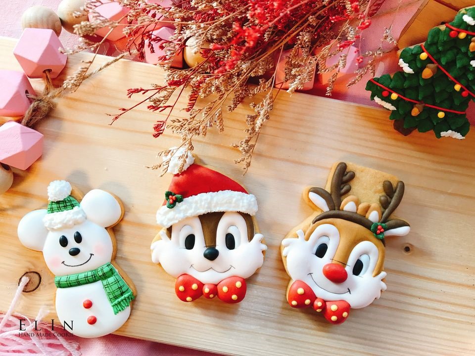 Chip and Dale Christmas Cookies