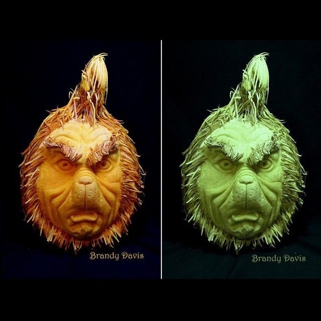 Grinch Who Stole Christmas Pumpkin Carving