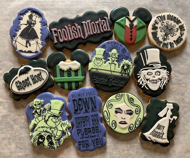 Haunted Mansion Cookies