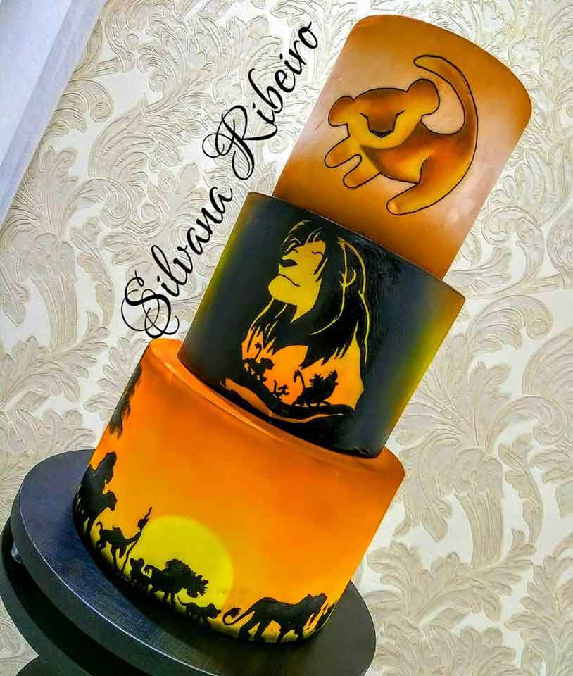 Lion King Cake made by Silvana Ribeiro Cake Designer