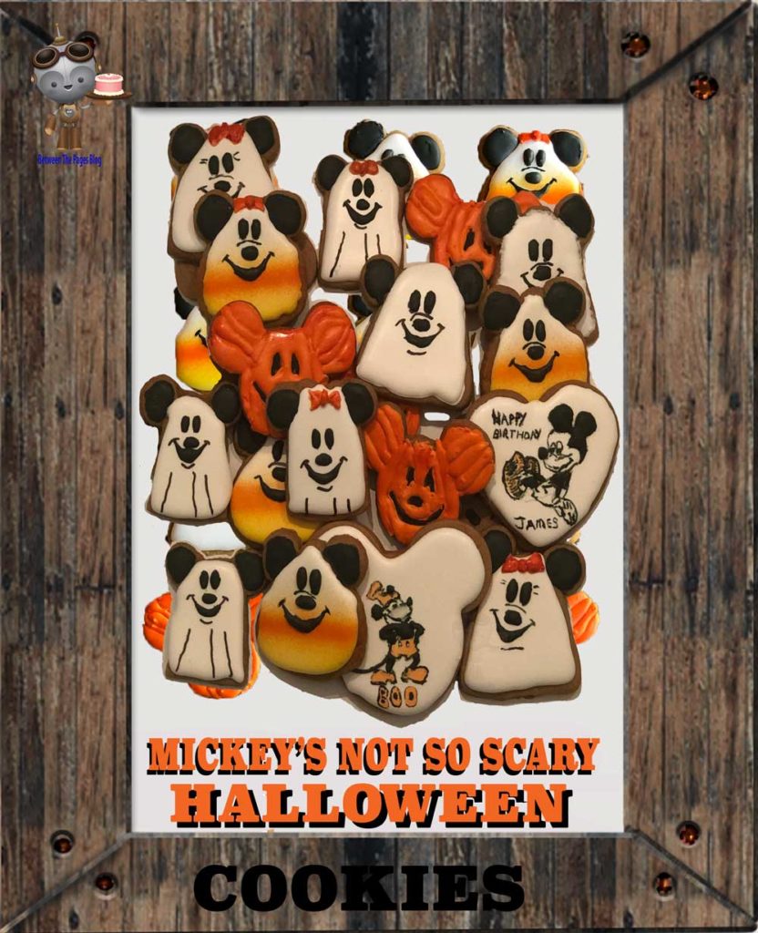 Mickey Mouse Halloween cookies