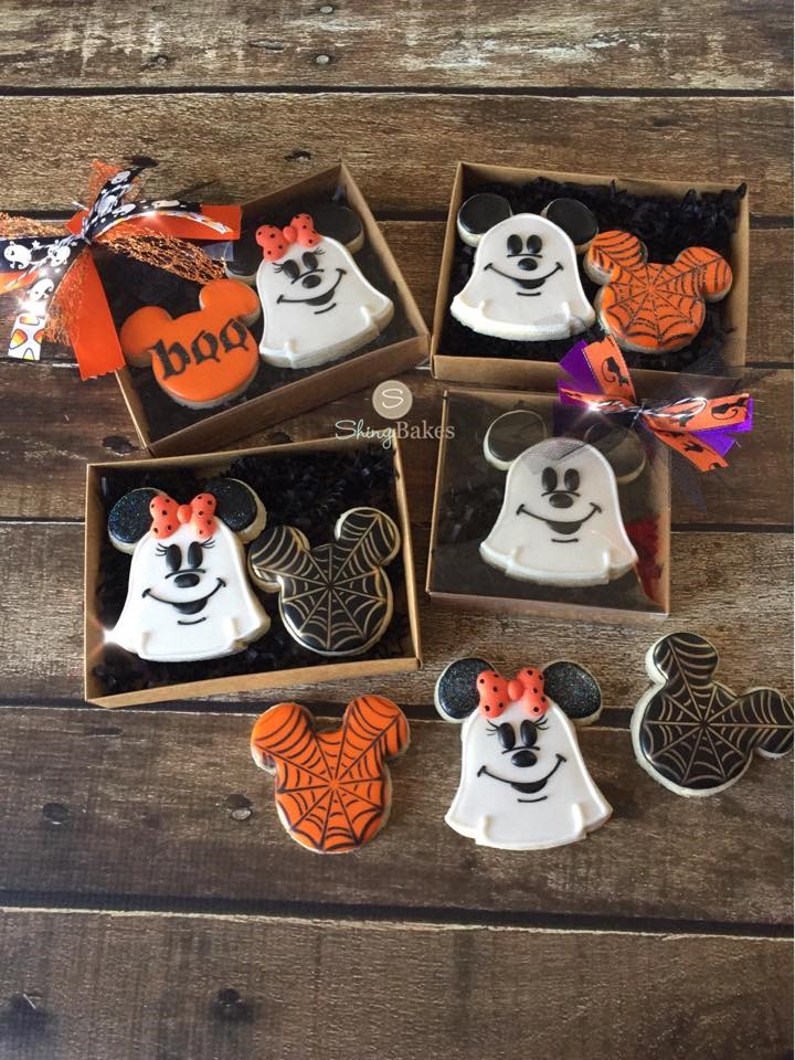 Mickey & Minnie Mouse Halloween Cookies
