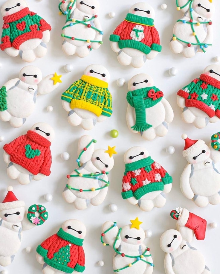Baymax Christmas Cookies