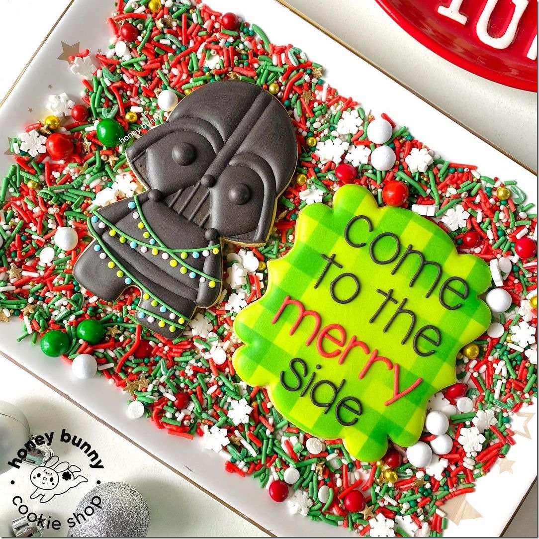 Darth Vader Christmas Cookies