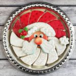 Adorable Santa Claus Cookie Platter