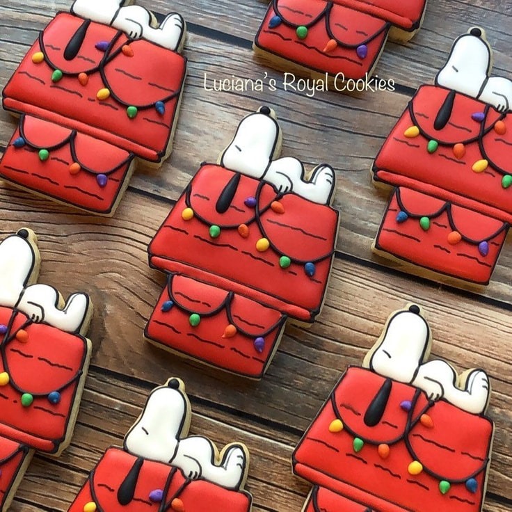 Snoopy Christmas Cookies