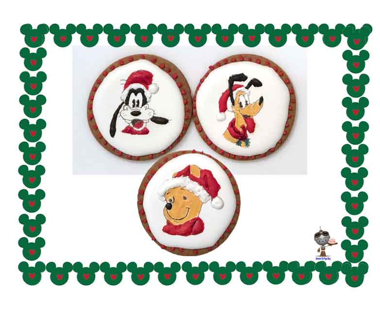 Disney Christmas Cookies Goofy Pluto Pooh