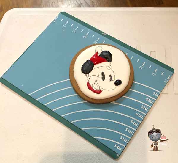 Mickey Christmas cookie