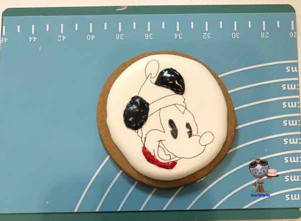Mickey Christmas cookie