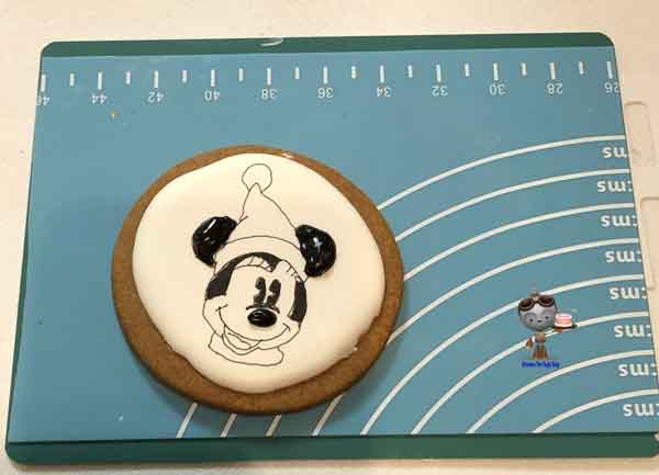 Minnie Christmas cookie