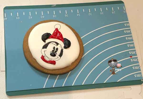 Minnie Christmas cookie