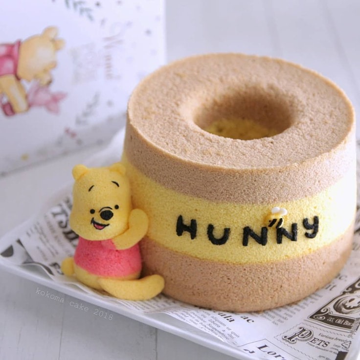 Winnie the Pooh Honey Chiffon Cake
