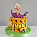 Bamm-Bamm 1st Birthday Cake