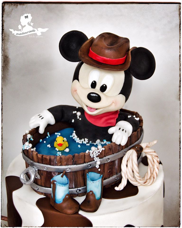 Cowboy Mickey Mouse Cake