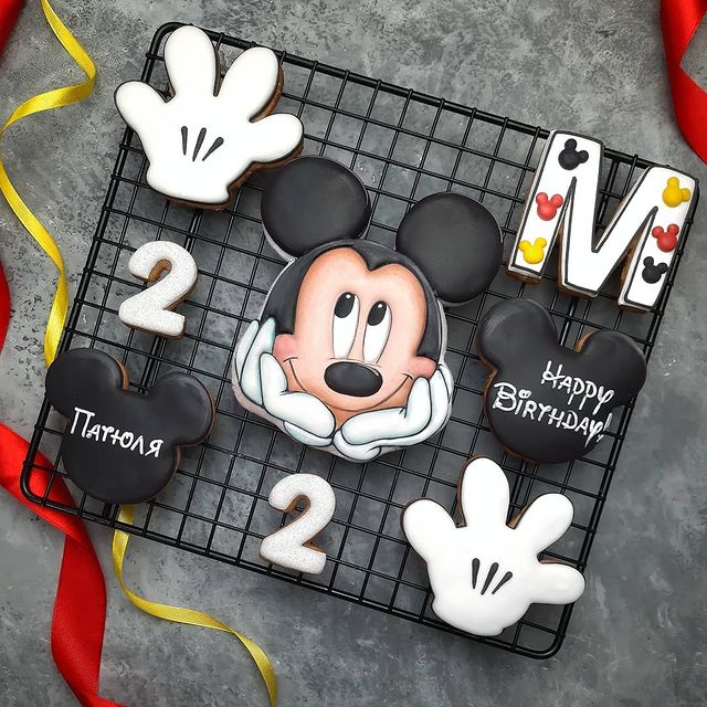 Mickey Mouse Birthday Cookies