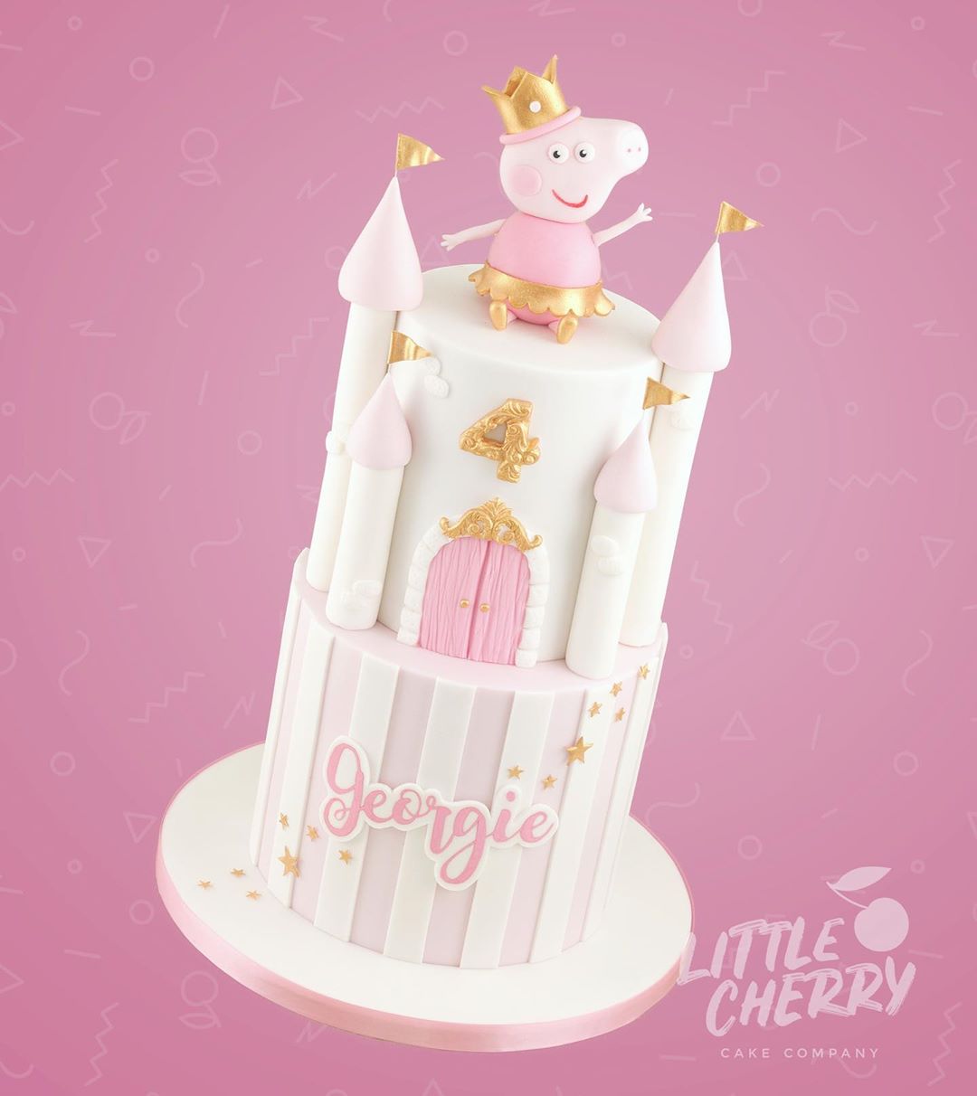 Peppa Pig Castle Cake