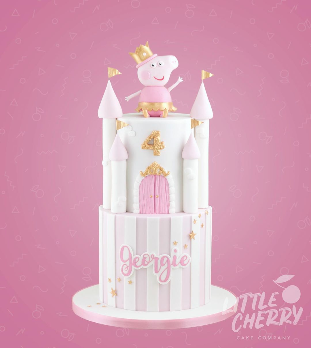 Peppa Pig Castle Cake