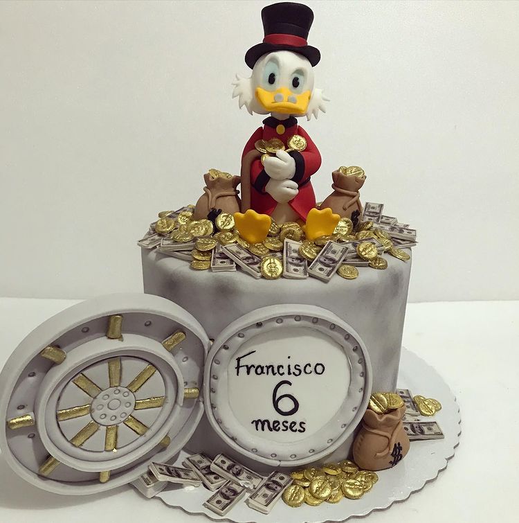 Scrooge McDuck Cake