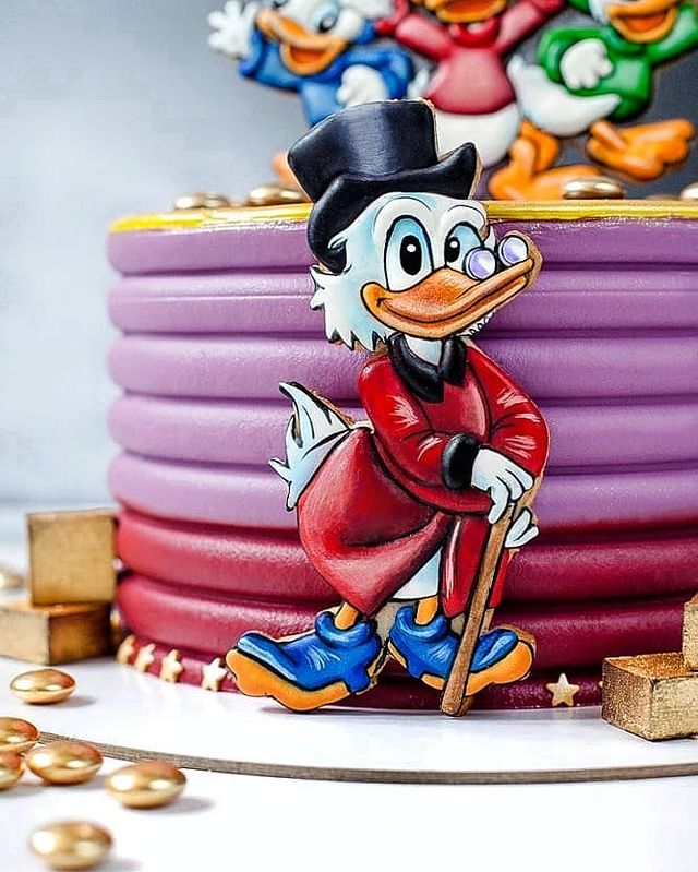 Scrooge McDuck Cake