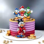 Scrooge McDuck and Huey Dewey Louie Cake