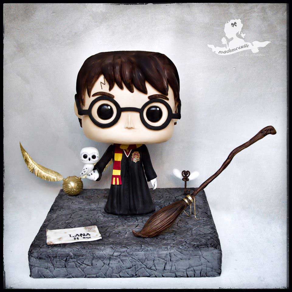 Chibi Harry Potter Cake