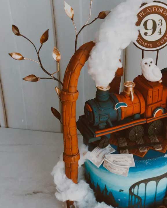 Hogwarts Train Cake