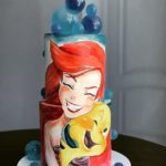 Superb Little Mermaid 3rd Birthday Cake