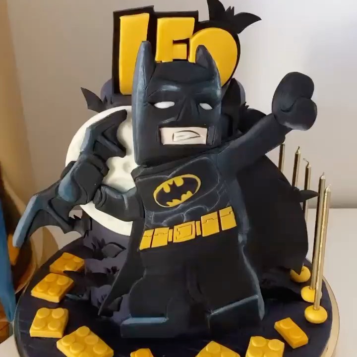 LEGO Batman Cake