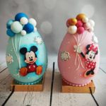 Mickey and Minnie chocolate Easter Eggs