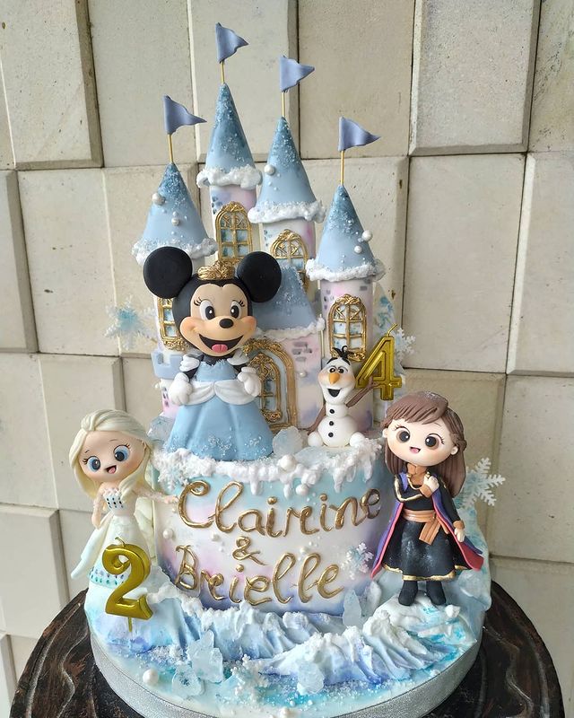 Minnie Mouse Frozen Cake