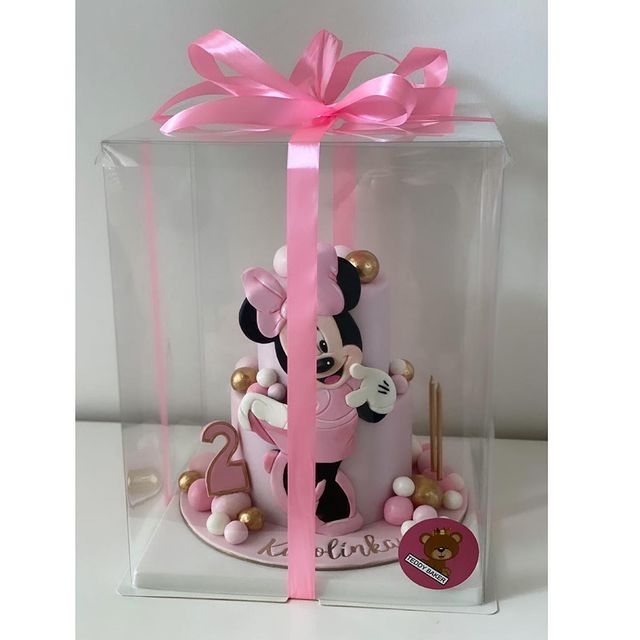 Pink Minnie Mouse Cake