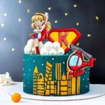 Supergirl cake