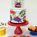 Superman Birthday Cake