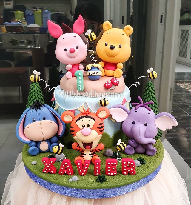 Chibi Winnie the Pooh Cake