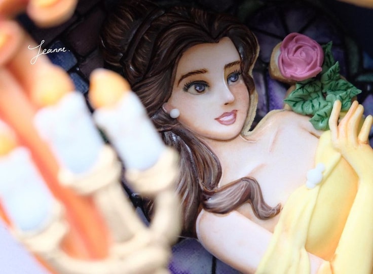 3-D Princess Belle Cookie Box