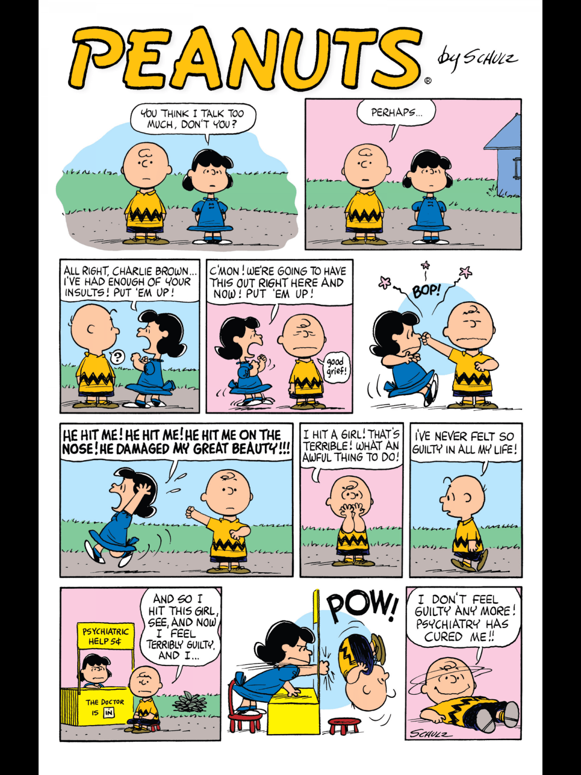 The World's Most Popular Football Holder & Psychiatrist Lucy van Pelt