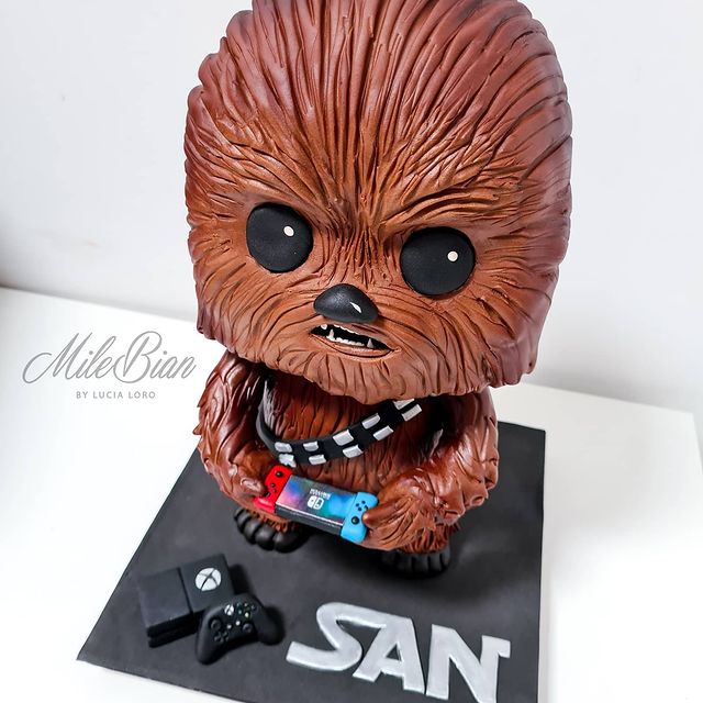 Chewbacca Funko Pop cake