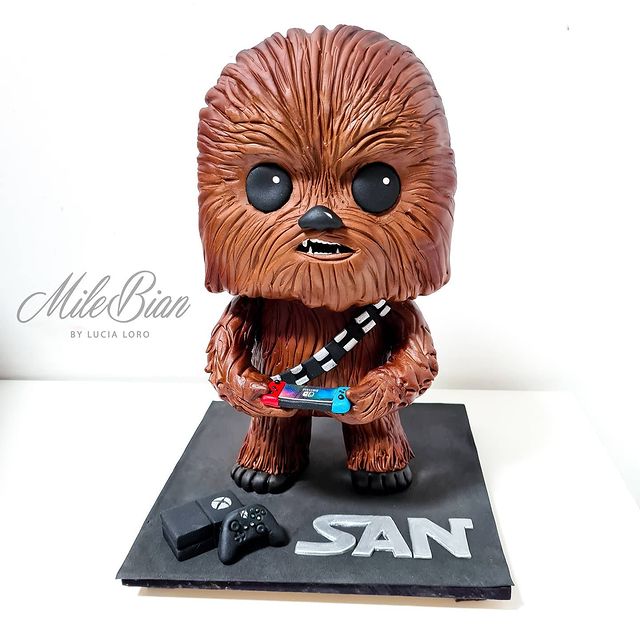 Chewbacca Funko Pop cake