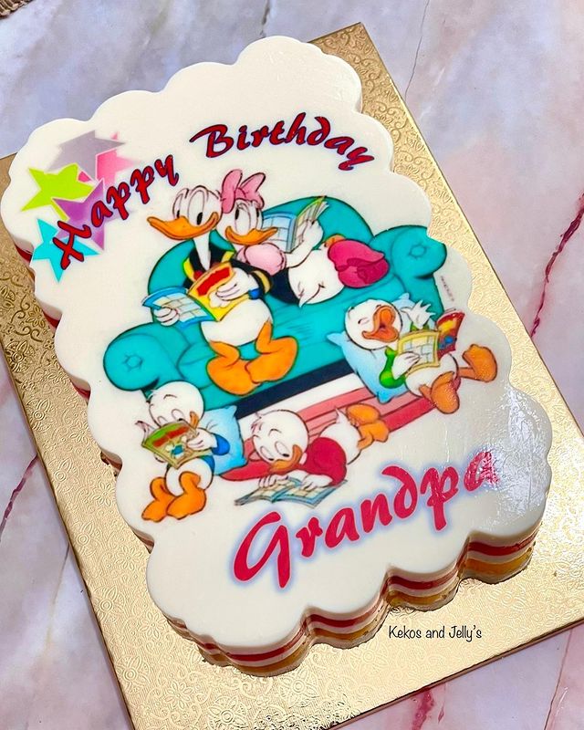 Donald Duck Jelly Cake