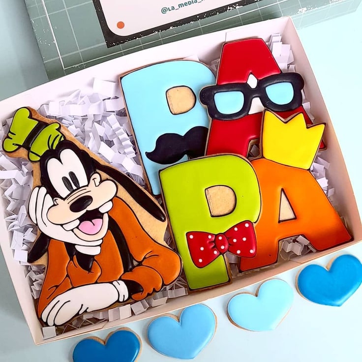 Goofy Father's Day Cookies